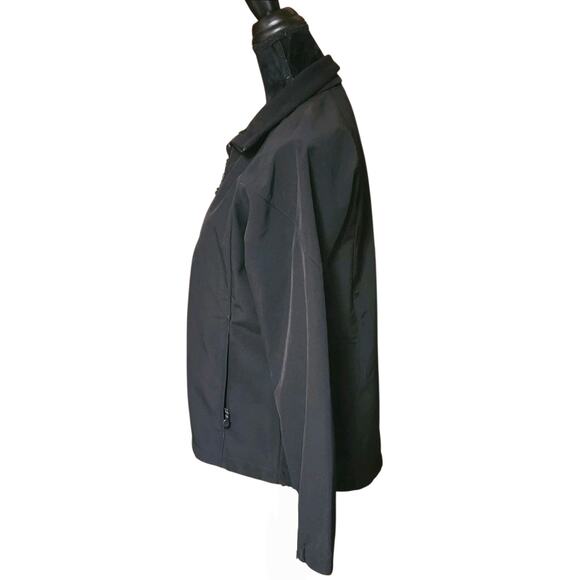 Black Diamond Women's Soft Shell Solid Full Zip Jacket Size Large L Coat - Picture 6 of 8